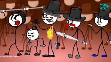 Мультик ИГРА для детей - ВОРИШКА Стикмен на ДИРИЖАБЛЕ