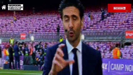 L'arrivée des joueurs du Real Madrid à Barcelone...