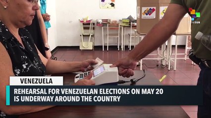 Venezuela Election Rehearsal is Underway