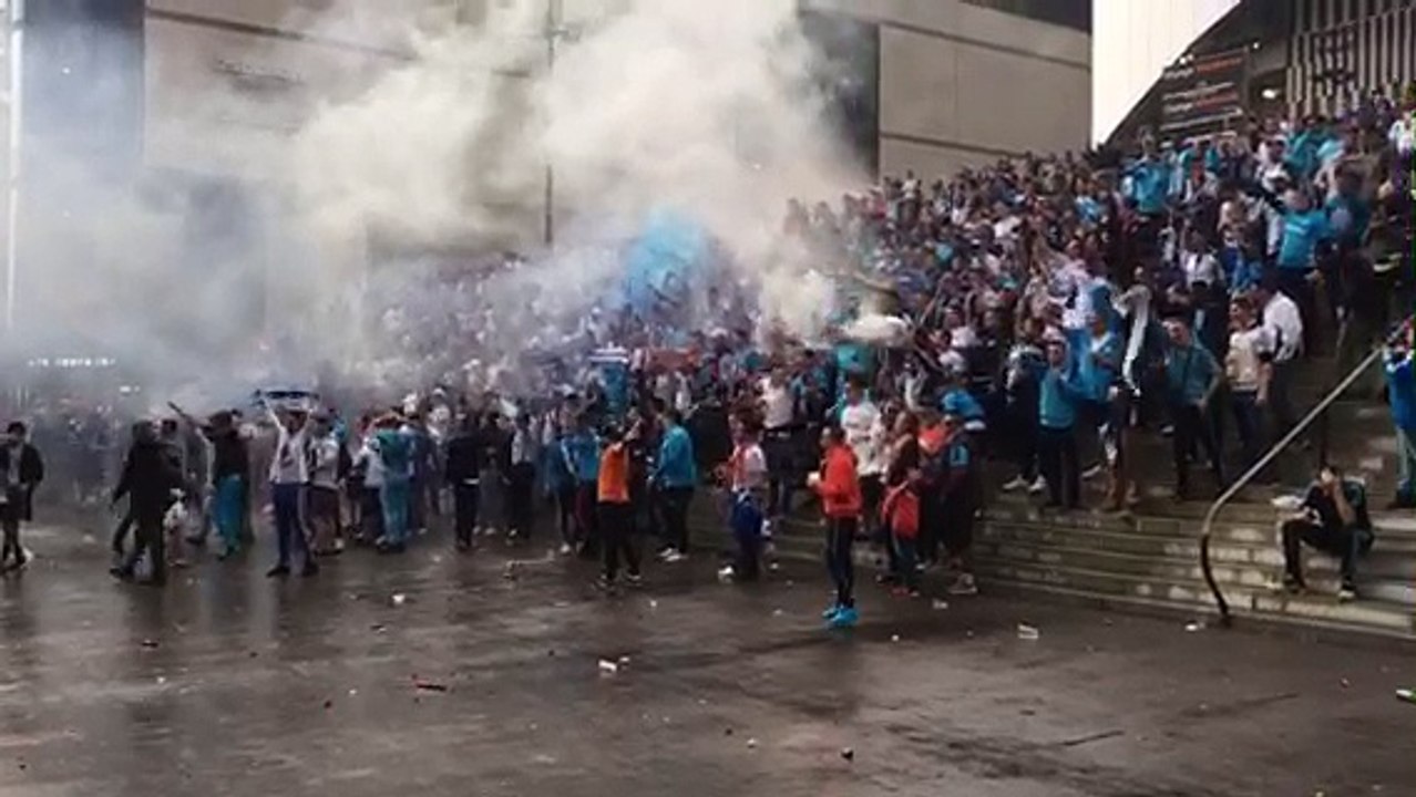 OM - Nice : les supporters lancent un « Aux armes » sur le parvis du stade Vélodrome