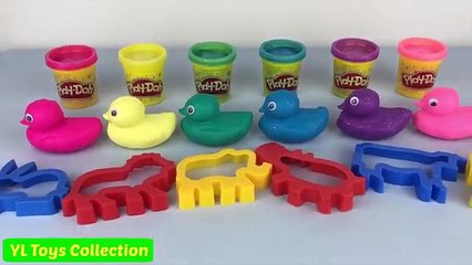 Play Doh Sparkle Ducks Fun and Creative Zoo Animal Mould for Kids by YL Toys Collection