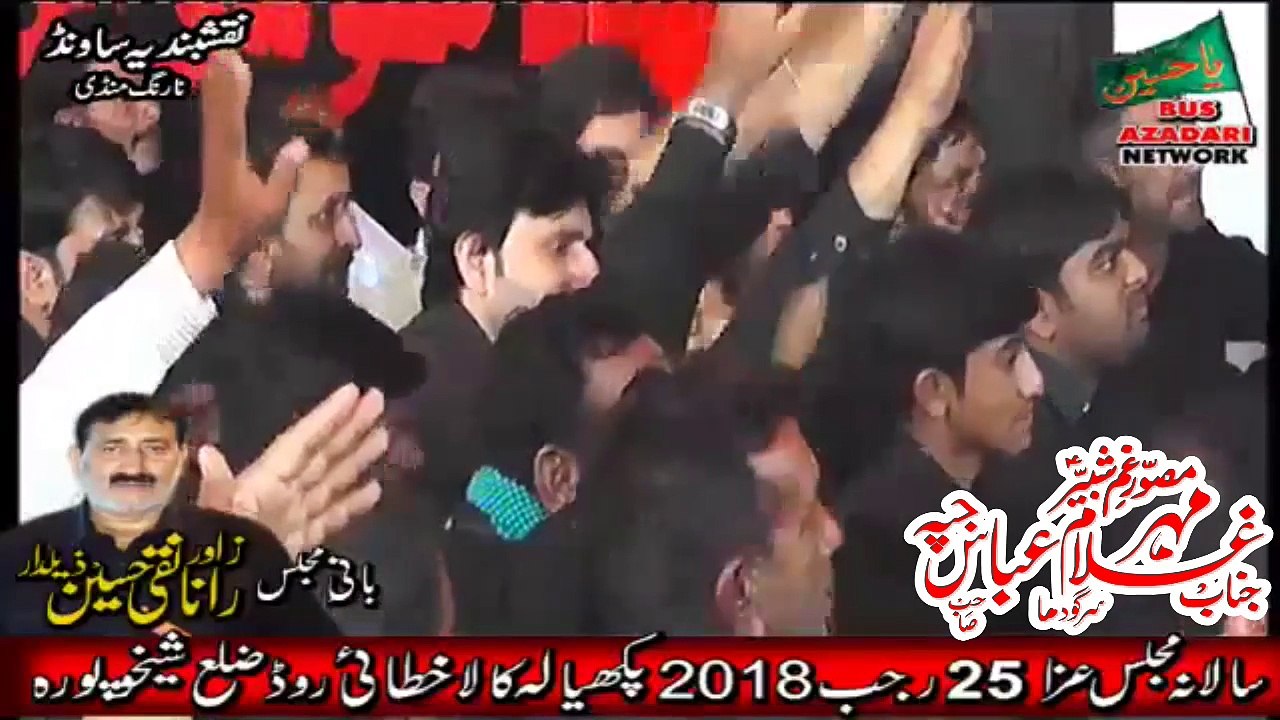 Zakir Ghulam Abbas Jappa  25th Rajab 2018 Pakhyala SKP u