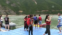 Borçka Baraj Gölü'nde 'Su Sporları Şenliği' - ARTVİN