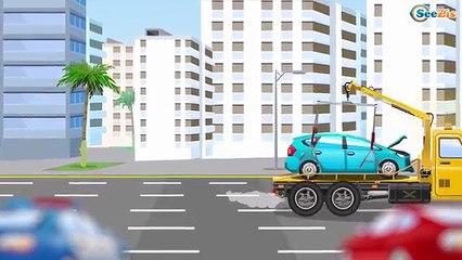 Dessin animé éducatif de Véhicules dassistance. Episode 3: La course