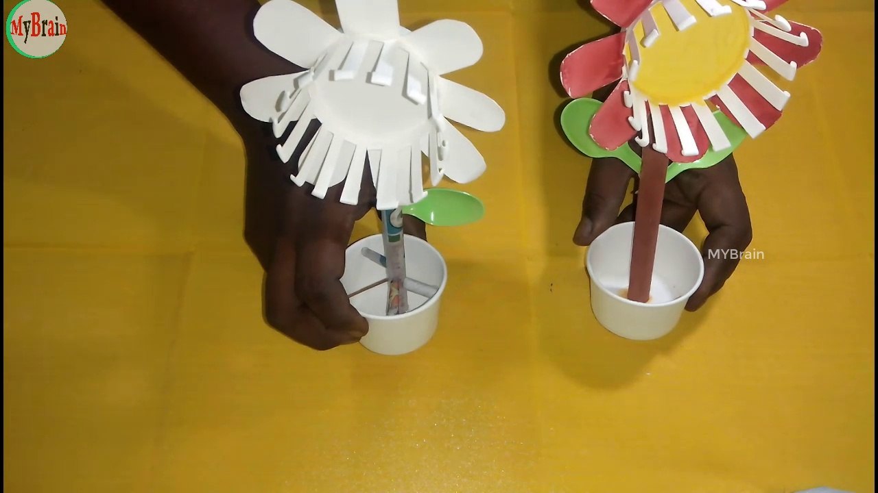 How to Make Paper Flower using Paper Cub