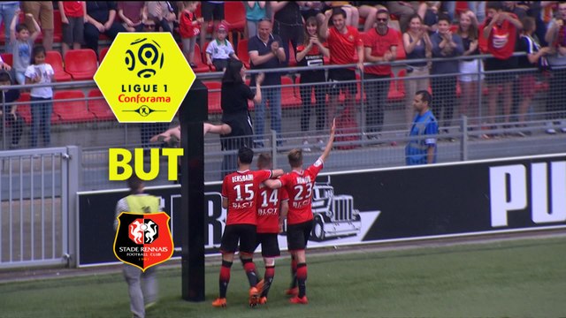 But Benjamin BOURIGEAUD (14ème pen) / Stade Rennais FC - RC Strasbourg Alsace - (2-1) - (SRFC-RCSA) / 2017-18