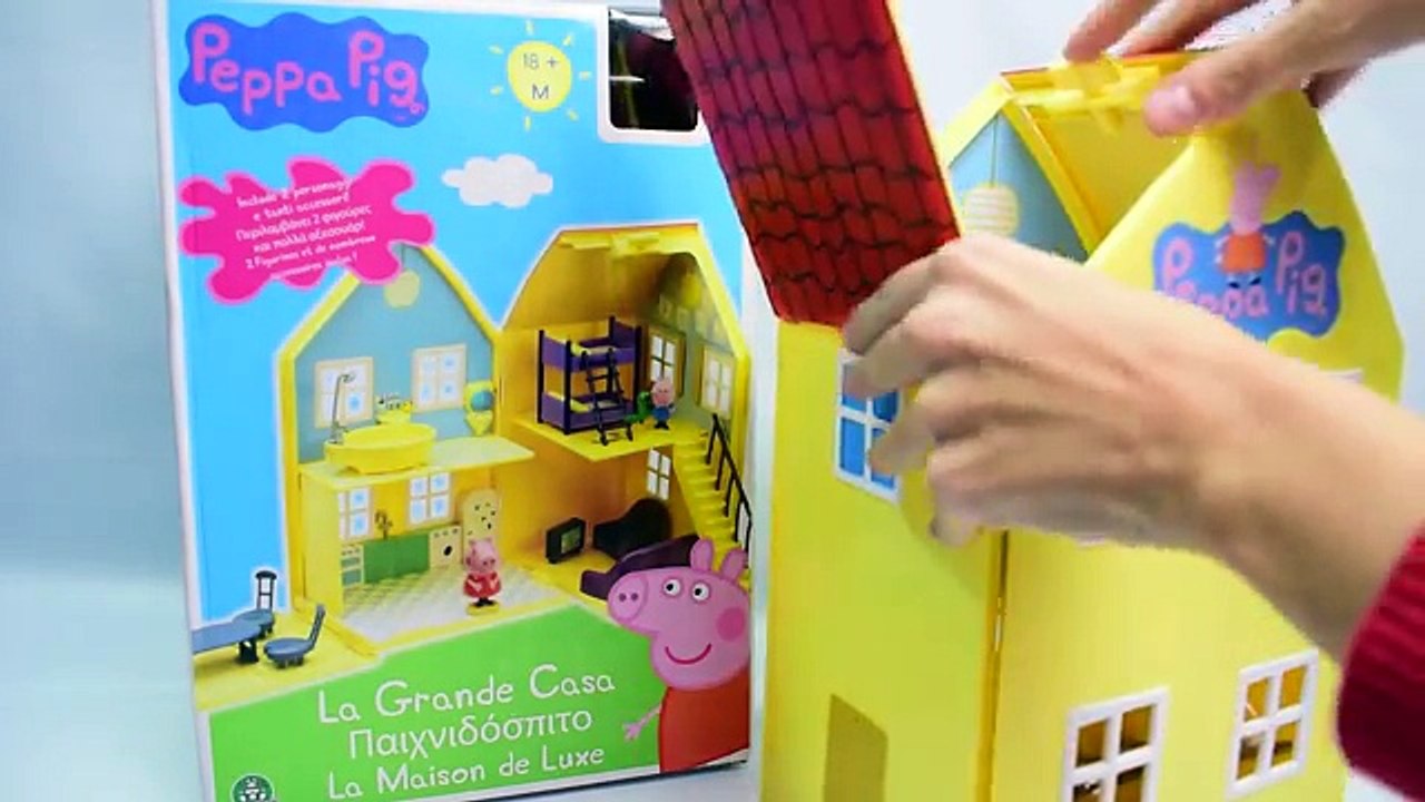 La Casa de Juguete de Peppa Pig HD# Unboxing Casa Peppa Pig