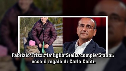 Download Video: Fabrizio Frizzi, la figlia Stella compie 5 anni: ecco il regalo di Carlo Conti.