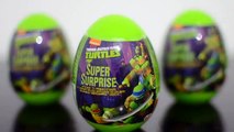 Ninja Turltes Eggs Surprise New Kinder Surprise Egg Ninja Turtles Teenage Mutant TMNT Unwrapping