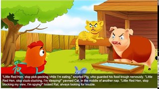 The story of The Little Red Hen In English Talking Before Sleep For Kids