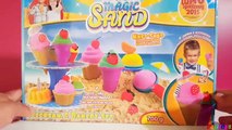 Kinetic Sand Ice Cream & Bakery PlaySet Craze Magic Sand Knet-Sand Squeezable Sand