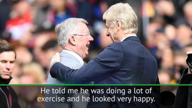 'He's a strong man' - Wenger's message of support to Alex Ferguson