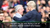 'He's a strong man' - Wenger's message of support to Alex Ferguson