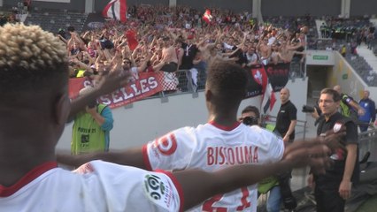 La joie des supporters, les réactions des Dogues