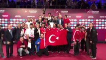 Avrupa Güreş Şampiyonası - Sporcuların Sevinç Gösterisi