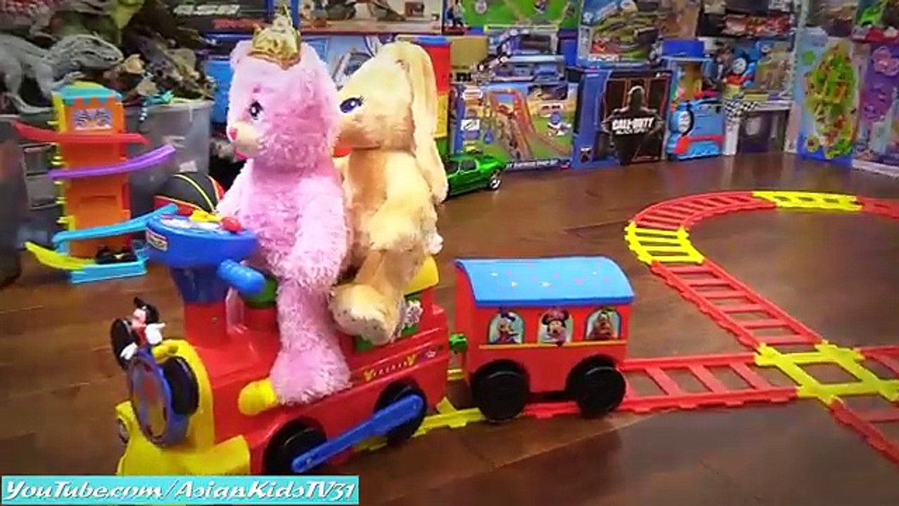 Fisher-Price Power Wheels Corvette, Disney Mickey Mouse and Minnie Mouse Ride-On Trains
