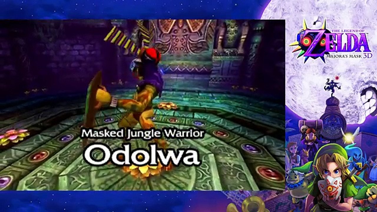 MASQUE du DIEU DEMON / DEITY LINK vs BOSS - ZELDA MAJORAS MASK 3DS