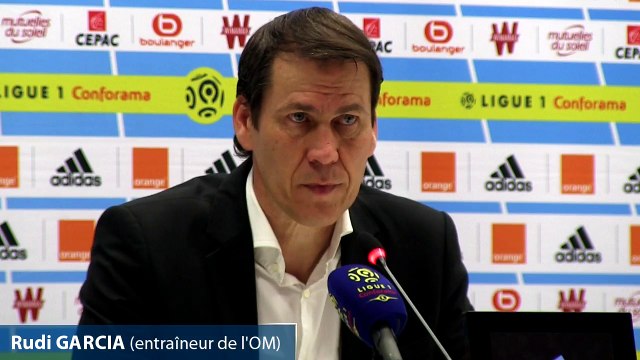 La réaction de Rudi Garcia après OM-Nice