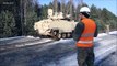 US Tanks Reach Poland for Anti-Russian Aggression NATO Military Exercise