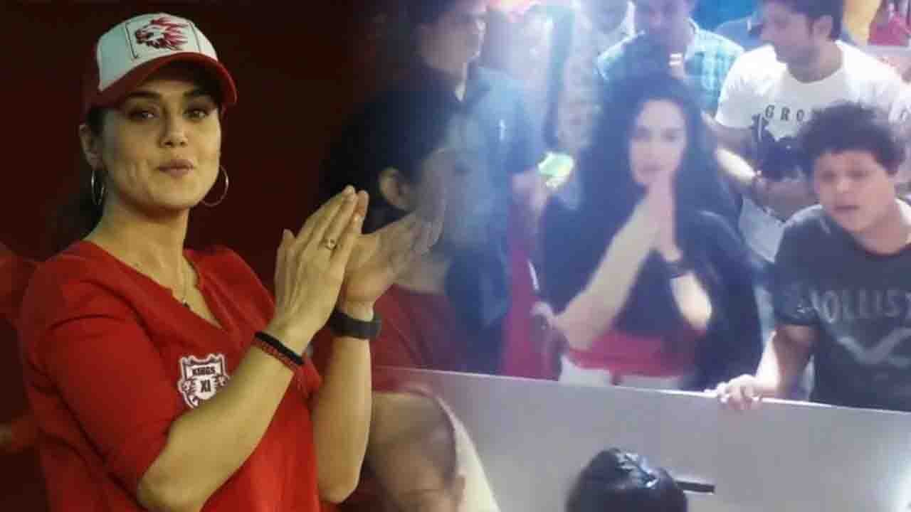 IPL 2018 : Preity Zinta visit temple to pray for his team kings XI Punjab | वनइंडिया हिंदी