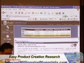 Product Creation Research Internet