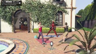 GTA 5 PC Mods DEADPOOL Marvel Mod Best Superheroe (GTA V Gameplay Epic Funny Moments)