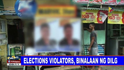 Elections violators, binalaan ng DILG
