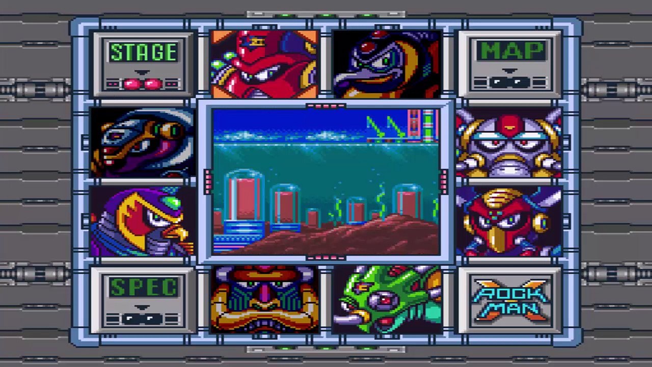 Rockman X (Super Famicom) - Parte #5 - Serpentes do Mar