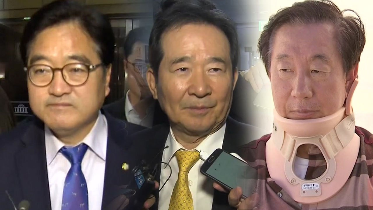여야 원내대표 4인 잠시 뒤 비공개 회동...국회 정상화 방안 논의 / YTN