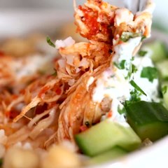 Easy Shredded Harrisa Chicken