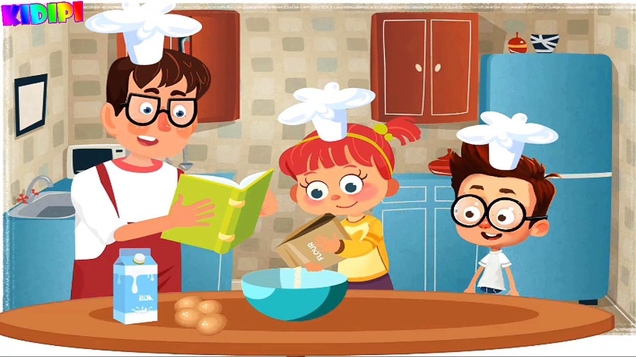 Children Cartoons Making Pancakes Story cartoons for kids video