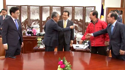 여야 원내대표 4인 비공개 회동...국회 정상화 방안 논의 / YTN