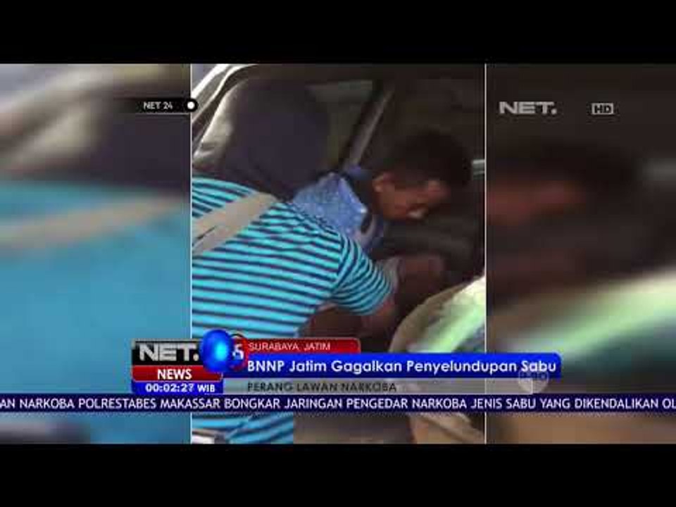 BNNP Jatim Gagalkan 3 Kg Penyelundupan Sabu -NET24