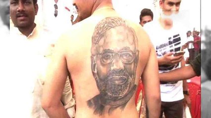 Karnataka Election : PM Modi के Super Fan ने पीठ पर गुदवाया Modi Tattoo | वनइंडिया हिंदी