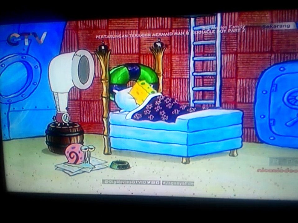 spongebob squarepants - spongebob and patrick goes to sandy home