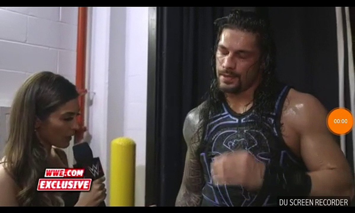 Roman Reigns Win The Bachlash Match After Backstage Exclusive. K