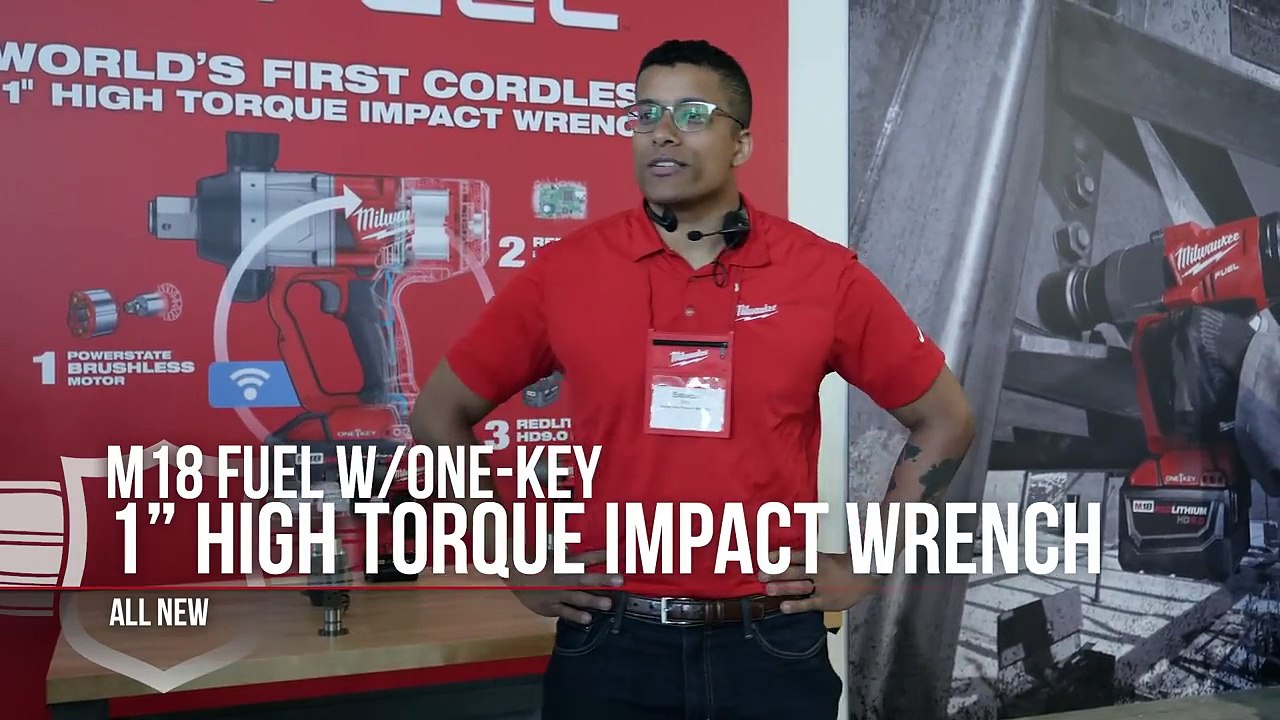 Milwaukee M18 FUEL 1" High Torque Impact Wrench with ONE-KEY Sneak Peak (Coming Q4 2018) NPS18