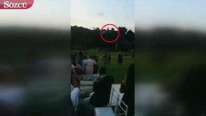 Helikopter enkazından kaçarak düğüne yetişti