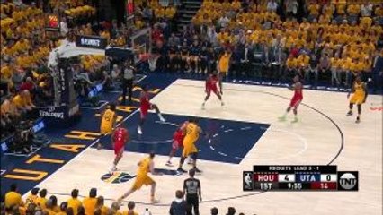 Clint Capela with 6 Blocks  vs. Utah Jazz