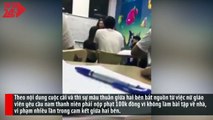 Cô giáo và nam học viên tranh cãi gay gắt ngay trên lớp vì 100k nộp phạt