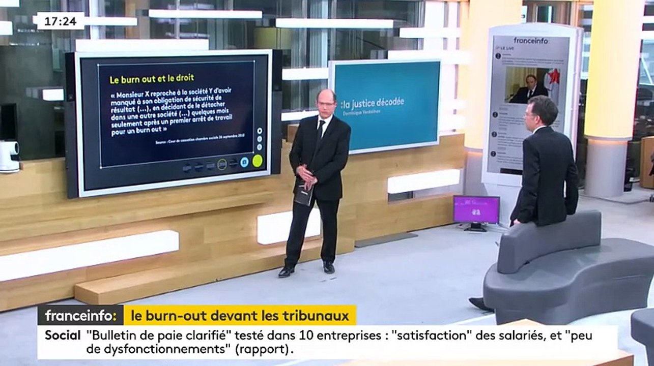 Interview sur France Info du Cabinet Pradel Avocats - Le burn out