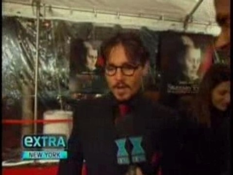 Extra Interview Johnny Depp - 1ère Sweeney Todd
