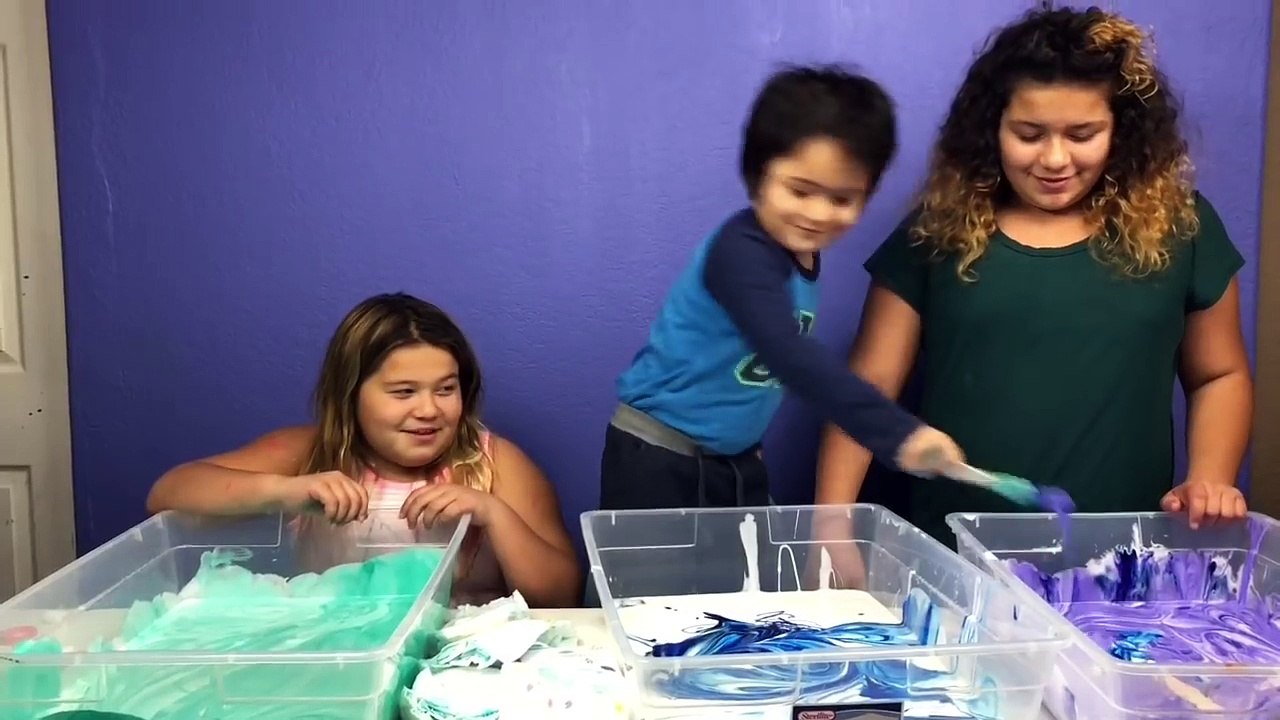 Making 3 Gallons of cloud slime - Giant Cloud slime