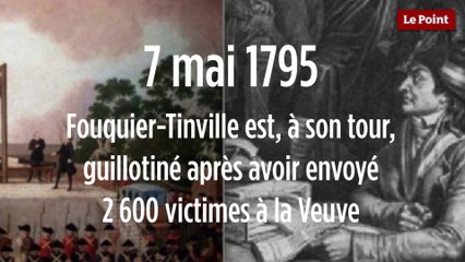 7 mai 1795 : Fouquier-Tinville est, à son tour, guillotiné après avoir envoyé 2 600 victimes à la Veuve