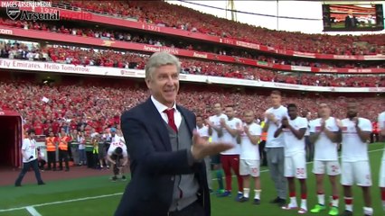 Angleterre - Joueurs et fans d'Arsenal disent "Merci Arsène" à Wenger