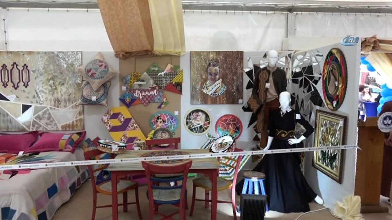 İnesmek’in 1 yıllık emeği, yıl sonu sergisinde görücüye çıktı