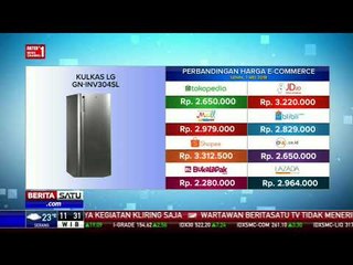 Perbandingan Harga E-Commerce: Kulkas LG GN-INV304SL