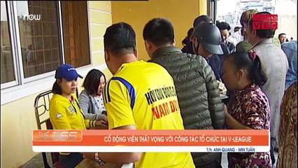 CĐV Nam Định thất vọng về ban tổ chức VLeague sân Thiên Trường