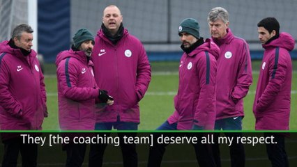 Скачать видео: Guardiola heaps praise on coaching staff