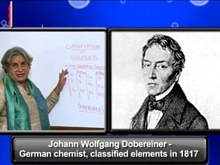 Dobereiner triads class 10